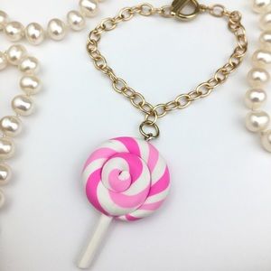 ✨SWEET AS CANDY LOLLIPOP CHARM GOLD BRACELET